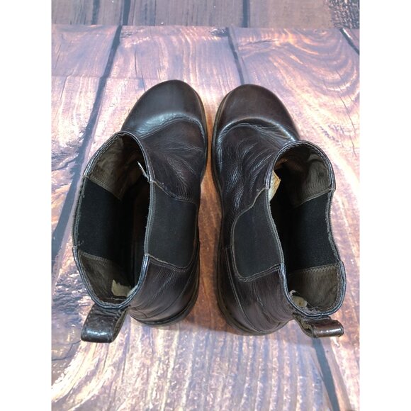 UGG Boots #3039 Brown Leather Slip On Ankle Boots Mens 11/44.5 (L8c) - Picture 4 of 10